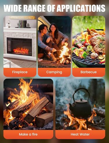 75pcs Fire Starter, Natural Tumbleweed Fire Starters for Campfires, Fireplace, Fire Pit, BBQ, Chimney, Pizza Oven, Pellet Stove & Wood, Charcoal Starter for Grill (75pcs) in Saudi Arabia