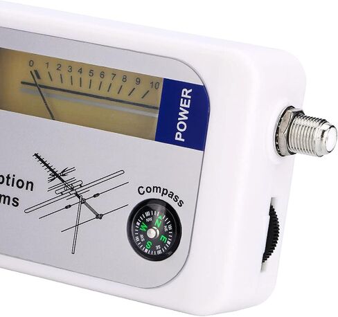 BAFOVY Mini Finder Digital Aerial TV Signal Meter, High Sensitivity Portable Detector for Remote Satellite Antennas, 170-860MHz Frequency Range UserFriendly Tool in Kuwait