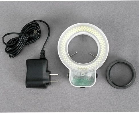 مصباح حلقي LED من AmScope LED-144W-ZK 144، أبيض in Kuwait