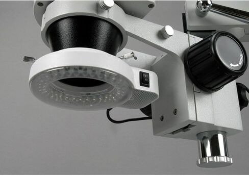 مصباح حلقي LED من AmScope LED-144W-ZK 144، أبيض in Kuwait