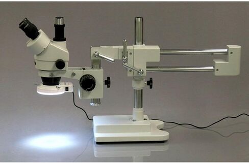 مصباح حلقي LED من AmScope LED-144W-ZK 144، أبيض in Kuwait