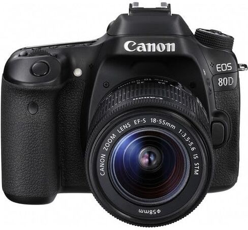 Canon EOS 80D DSLR Camera with 18-55mm Lens (International Model) (1263C005) - Starter Bundle in Saudi Arabia