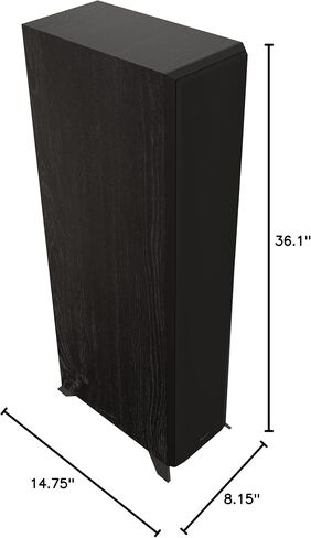 نظام المسرح المنزلي Klipsch Reference Premiere RP-5000F II باللون الأبنوسي 5.1 مع مكبرات صوت 5.25 بوصة، وصوت Dolby Atmos الغامر مع جهاز استقبال Onkyo TX-NR6100 7.2 قناة AV in Saudi Arabia