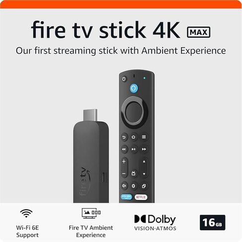 Fire TV Stick 4K Max + وحدة تحكم Luna | حزمة تدفق اللعبة in Saudi Arabia
