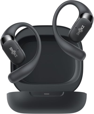 SHOKZ OpenFit 2 Open-Ear Headphones,True Wireless Bluetooth Earphones with Microphone,Earhook Earbuds with 48 Hours of Playtime,Fast Charging,IP55 Water-Resistant,with Carrying Bag,Black,Bluetooth5.4 in Saudi Arabia