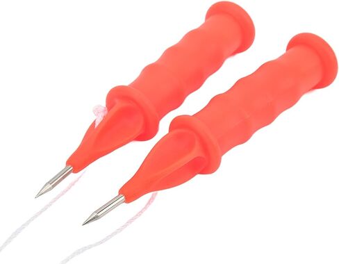 Ice Pick Safety Kit with Emergency Whistle, 2-Piece Set, Black Rope Handle, Stainless Steel in Saudi Arabia