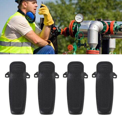 Dpofirs Radio Belt Clip for TC 780 TC 700 TC 610 Heavy Duty ABS Construction Replacement Easy Install Safe Transport with Standard Replacement for HYT Radios in Saudi Arabia