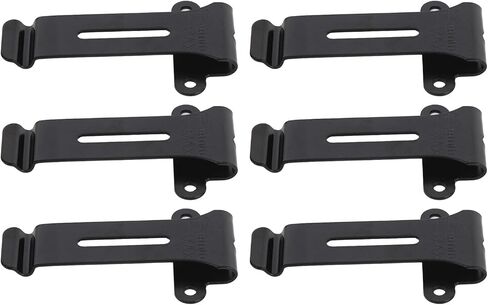 Dpofirs Radio Clip Case 6pcs Radio Clip for Linton LT-6100 Radio Adjustment Metal Design with Screws and Washers in Saudi Arabia