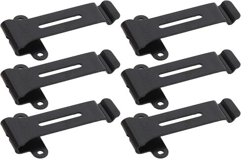 Dpofirs Radio Clip Case 6pcs Radio Clip for Linton LT-6100 Radio Adjustment Metal Design with Screws and Washers in Saudi Arabia