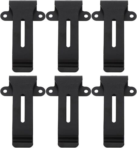 Dpofirs Radio Clip Case 6pcs Radio Clip for Linton LT-6100 Radio Adjustment Metal Design with Screws and Washers in Saudi Arabia