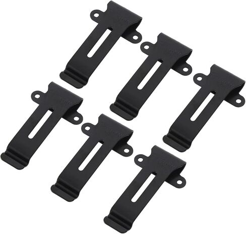Dpofirs Radio Clip Case 6pcs Radio Clip for Linton LT-6100 Radio Adjustment Metal Design with Screws and Washers in Saudi Arabia