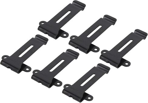 Dpofirs Radio Clip Case 6pcs Radio Clip for Linton LT-6100 Radio Adjustment Metal Design with Screws and Washers in Saudi Arabia