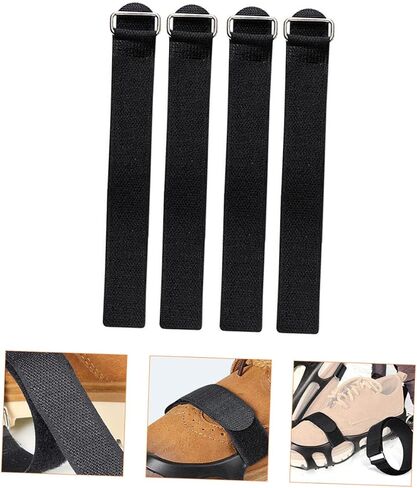 BESPORTBLE Climbing Ice Grippers Straps Anti-Slip Shoes Grippers Portable Outdoor Supply for Winter in Saudi Arabia