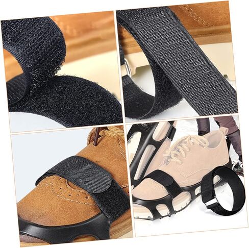 NOLITOY Non-Slip Cable Ties Shoe Sole Non Shoes Trouser Hooks Elastic Shoe Laces Belt Boots Climbing Shoes in Saudi Arabia