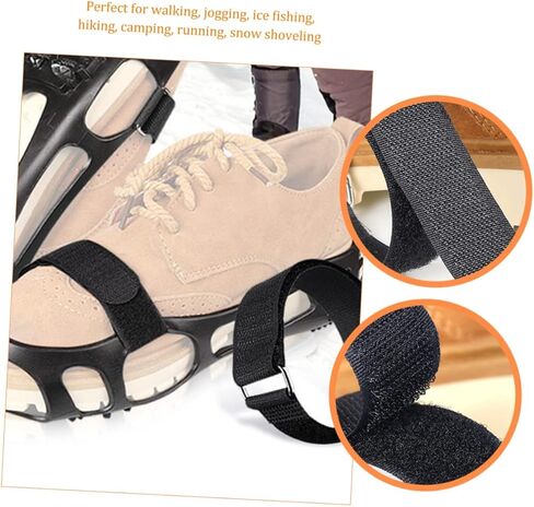 NOLITOY Non-Slip Cable Ties Shoe Sole Non Shoes Trouser Hooks Elastic Shoe Laces Belt Boots Climbing Shoes in Saudi Arabia