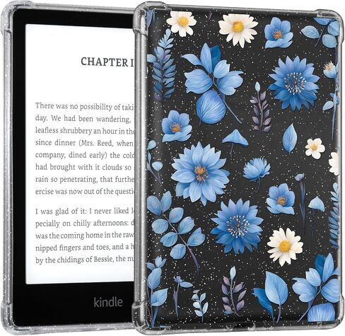 CoBak Clear Case for 6" Kindle 2024 and 2022 (11 Generation) - Ultra-Slim Soft TPU Transparent Cover, Lightweight & Durable Protection, Geometric Prism in Saudi Arabia
