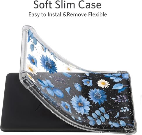 CoBak Clear Case for 6" Kindle 2024 and 2022 (11 Generation) - Ultra-Slim Soft TPU Transparent Cover, Lightweight & Durable Protection, Geometric Prism in Saudi Arabia