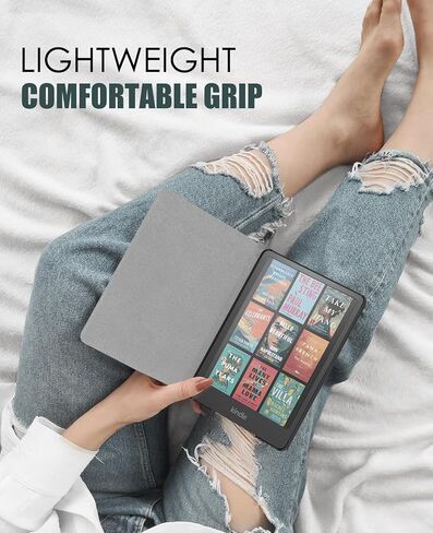 Moko Case for All-New 7" Kindle Paperwhite (12th Generation-2024) and Kindle Colorsoft Signature Edition 2024, Lightweight Shell Cover with Auto Wake/Sleep for Kindle Paperwhite 2024, Denim Black in Saudi Arabia