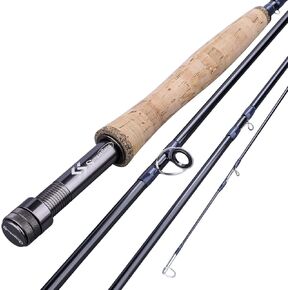 Sougayilang Fly Fishing Rod، خفيف الوزن وقابل للحمل للغاية 4 قطع من الجرافيت لبداية كاملة 5/6 واط، 7/8 واط للسفر in Kuwait