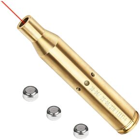 EZshoot Bore Sight 223 5.56mm/243, 308/30-06/25-06/ .270 جهاز ليزر ذو نقطة حمراء مع بطاريات in Saudi Arabia