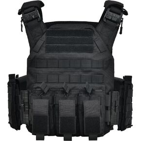 سترة GFIRE التكتيكية - سترة Airsoft خفيفة الوزن وقابلة للتنفس ثلاثية الأبعاد سريعة التحرير، معدات تكتيكية قابلة للتعديل للتدريب in Kuwait