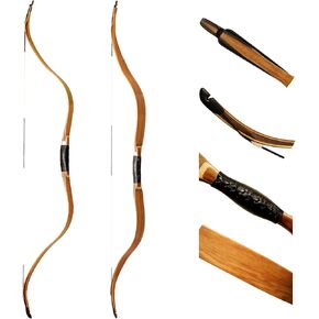 AF Archery 54" Tatar Recurve Bow Traditional Horse Hunting Bow 20-60lbs | Laminated Bamboo Core | Superior Accuracy | Beginner to Advanced | Target Shooting | Mounted Archery in Saudi Arabia