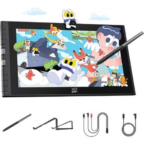 XPPen Artist 12 3rd 11.9" Drawing Tablet with Screen | X4 Pen 16K Pressure | Dial Wheels+8 Keys | AG Etched Glass Portable Art Drawing Tablet Compatible with Windows/macOS/Android/ChromeOS/Linux in Saudi Arabia