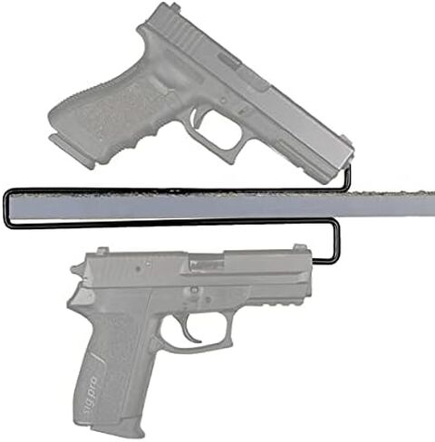 Gun Storage Solutions Handgun Hangers All Styles- Vinyl Coated Steel Hangers, Fit 22 Caliber and UP in Kuwait