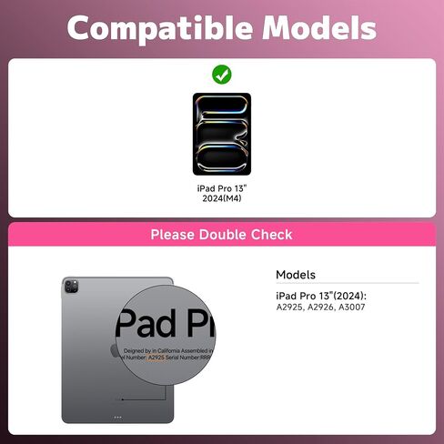 حافظة لوحة مفاتيح شفافة لجهاز iPad Pro مقاس 13 بوصة (M4/M5 2024/2025)، لوحة تتبع متعددة اللمس دوارة 360 درجة، مع بلوتوث لاسلكي 3 سطوع وإضاءة خلفية 7 ألوان، حامل قلم رصاص واختصارات لوحة المفاتيح أسود in Kuwait