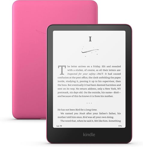 حزمة حافظة Kindle Paperwhite الشفافة: تتضمن Amazon Kindle Paperwhite 16 جيجابايت (أحدث طراز) | حافظة خلفية بلون التوت والشفاف | توت العُليق in Saudi Arabia