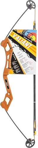 Bear Archery Valiant Bow Set for Youth, Recommended Ages 4-7, Right Handed, Continuous Draw Weight Up to 16.5 lb., Continuous Draw Length Up to 18-inches in Saudi Arabia
