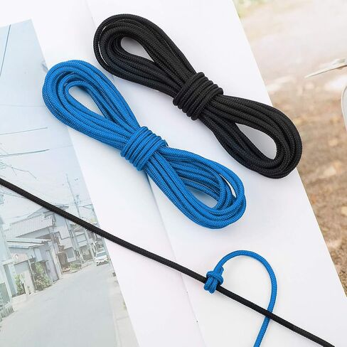 2 Pieces Archery D Loop Rope 10 Feet Archery Bowstring Serving Thread Release Material Nocking D Loop Rope String(Black and Red) in Saudi Arabia