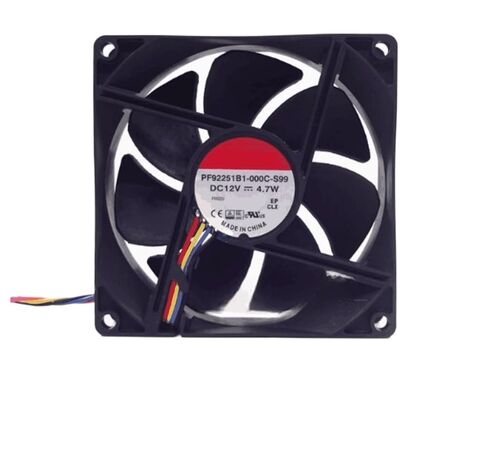 PF92251B1-000C-S99 9225 92X92X25MM DC 12V 4-Wire 4.7W 4500RPM وحدة المعالجة المركزية مروحة 9 سم in Saudi Arabia