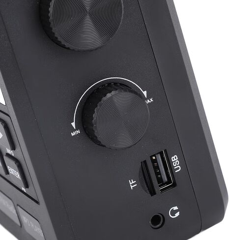 Portable DAB FM Radio, Battery Operated or AC Power, Big Speaker, Radio with Bluetooth, LCD Screen Display, for Gift, Elder, Home (US Plug 100-240V) in Saudi Arabia