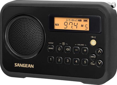 Sangean SG-104 AM/FM ساعة راديو رقمي محمول (متجدد) in Kuwait
