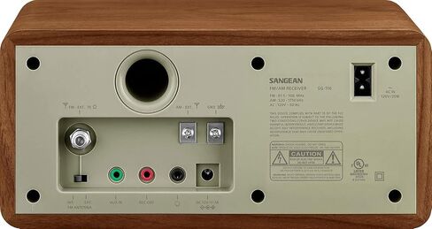 راديو Sangean SG-116 بخزانة خشبية قديمة (متجدد) in Saudi Arabia