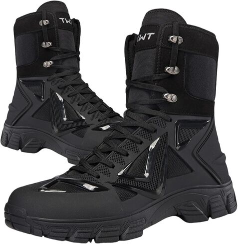 Tactical Boots Durable for Men: Military Work Boots Breathable for Outdoor in Saudi Arabia