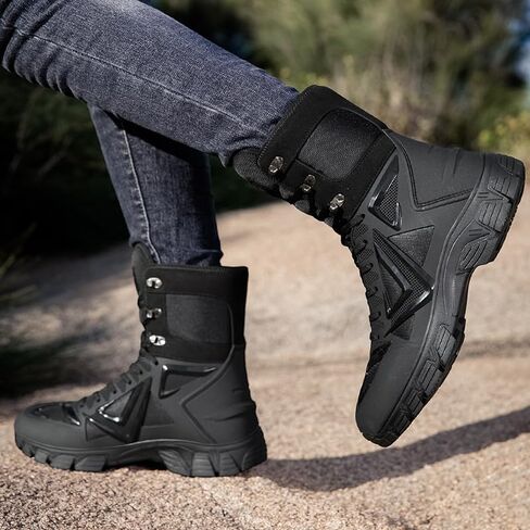Tactical Boots Durable for Men: Military Work Boots Breathable for Outdoor in Saudi Arabia