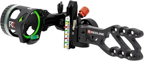 Redline RL-1 كربون أحادي الدبوس منزلق القوس - .019 دبوس من الألياف مع تعديلات المحور الثاني والثالث وحلقة الألياف البصرية المغلقة، إعداد القوس باليد اليمنى in Kuwait