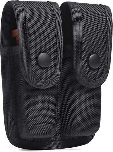 TACNEX Single/Double Magazine Pouch Duty Belt Nylon Mag Holder Pistol Mag MOLLE Holster Carry Case Compatible w/Double & Single Stack Magazines .380, 9mm & 40 Cal for Glock H&K Ruger S&W M&P Walther in Saudi Arabia