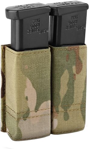 KRYDEX Single/Double Pistol Mag Pouch, Nylon Magazine Pouch 9mm with Quick Release Magazine Pouch Insert in Saudi Arabia