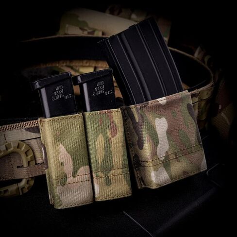 KRYDEX Single/Double Pistol Mag Pouch, Nylon Magazine Pouch 9mm with Quick Release Magazine Pouch Insert in Saudi Arabia