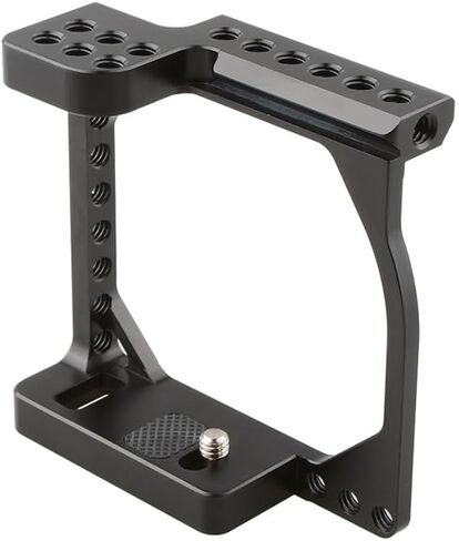 CAMVATE Camera Cage for Sony Alpha A6600/A6500 with Conversion 1/4"-20 Adapter Hole(Black) - 1380 in Kuwait