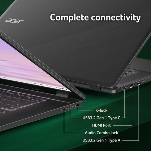 Acer 2022 Chromebook 315 Laptop Computer 15.6" Full HD 1080P Touchscreen IPS Display Intel Celeron N4020 Processor (Up to 2.8GHz) 4GB RAM 64GB eMMC Webcam BT USB Type C Chrome OS + TiTac Accessory in Saudi Arabia