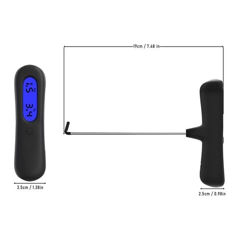 قياس مقياس سحب الزناد الرقمي الاحترافي مع شاشة LCD شفافة "kg، Ib، oz، g" 110lb/50kg in Kuwait