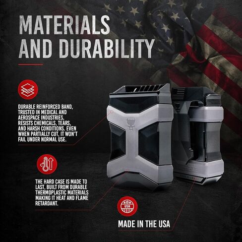 Gen 2 Universal Mag Carrier – Ambidextrous IWB/OWB Mag Pouch for Single & Double Stack Magazines. Fits Glock, 1911, S&W, Sig Sauer, Beretta & More. in Saudi Arabia