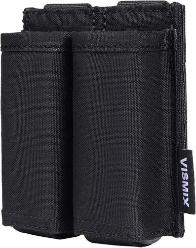 VISMIX Pistol Magazine Pouch, Double 9mm Mag Pouch with Quick Release Kydex Insert and MOLLE Compatible in Saudi Arabia