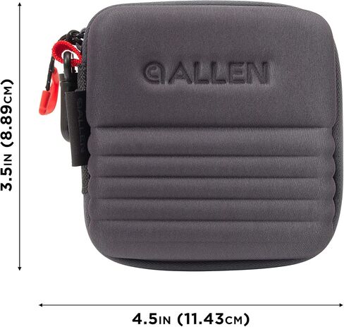 Allen Company Competitor Choke Tube Case - Holds 5 or 6 Choke Tubes, Black/Red - Clay, Trap & Skeet Shooting Accessory in Saudi Arabia