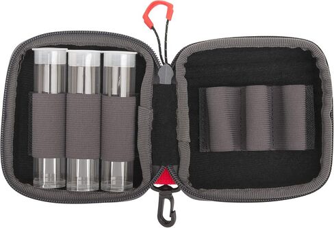 Allen Company Competitor Choke Tube Case - Holds 5 or 6 Choke Tubes, Black/Red - Clay, Trap & Skeet Shooting Accessory in Saudi Arabia