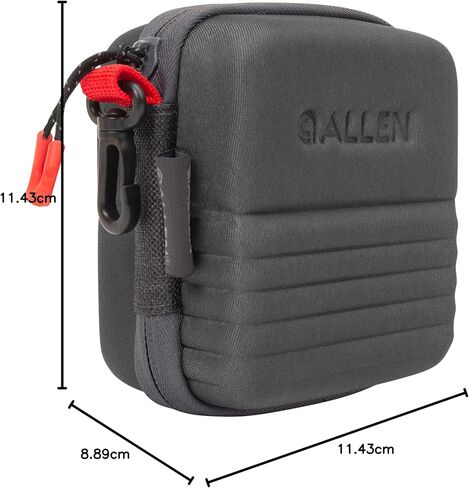 Allen Company Competitor Choke Tube Case - Holds 5 or 6 Choke Tubes, Black/Red - Clay, Trap & Skeet Shooting Accessory in Saudi Arabia